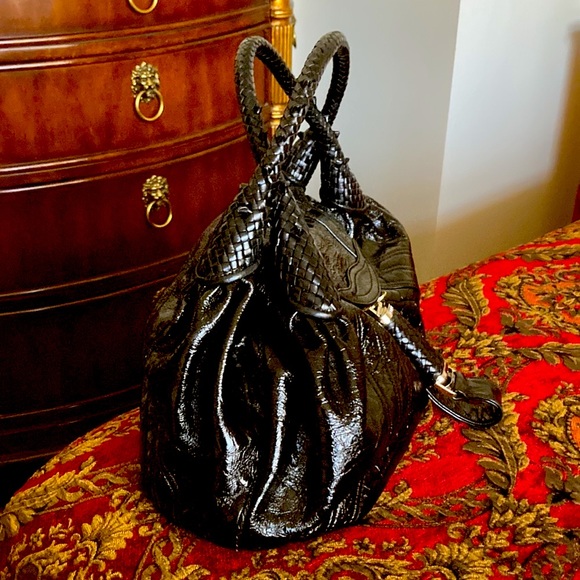COPY - Black patent leather Fendi spy bag. Excellent condition. Very rare. - Picture 4 of 13